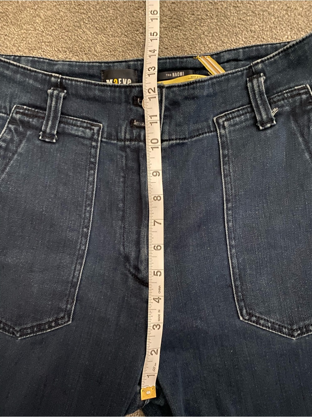 Maeve by Anthropologie The Naomi High-Rise Flared Wide-Leg Jeans size 30 - Picture 12 of 13